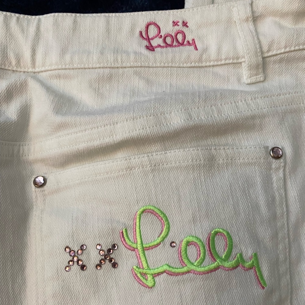Lilly Pulitzer White Jeans